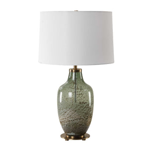   Modern European furniture - Green Translucent Glass Table Lamp - www.oroa.com | Oroa.com