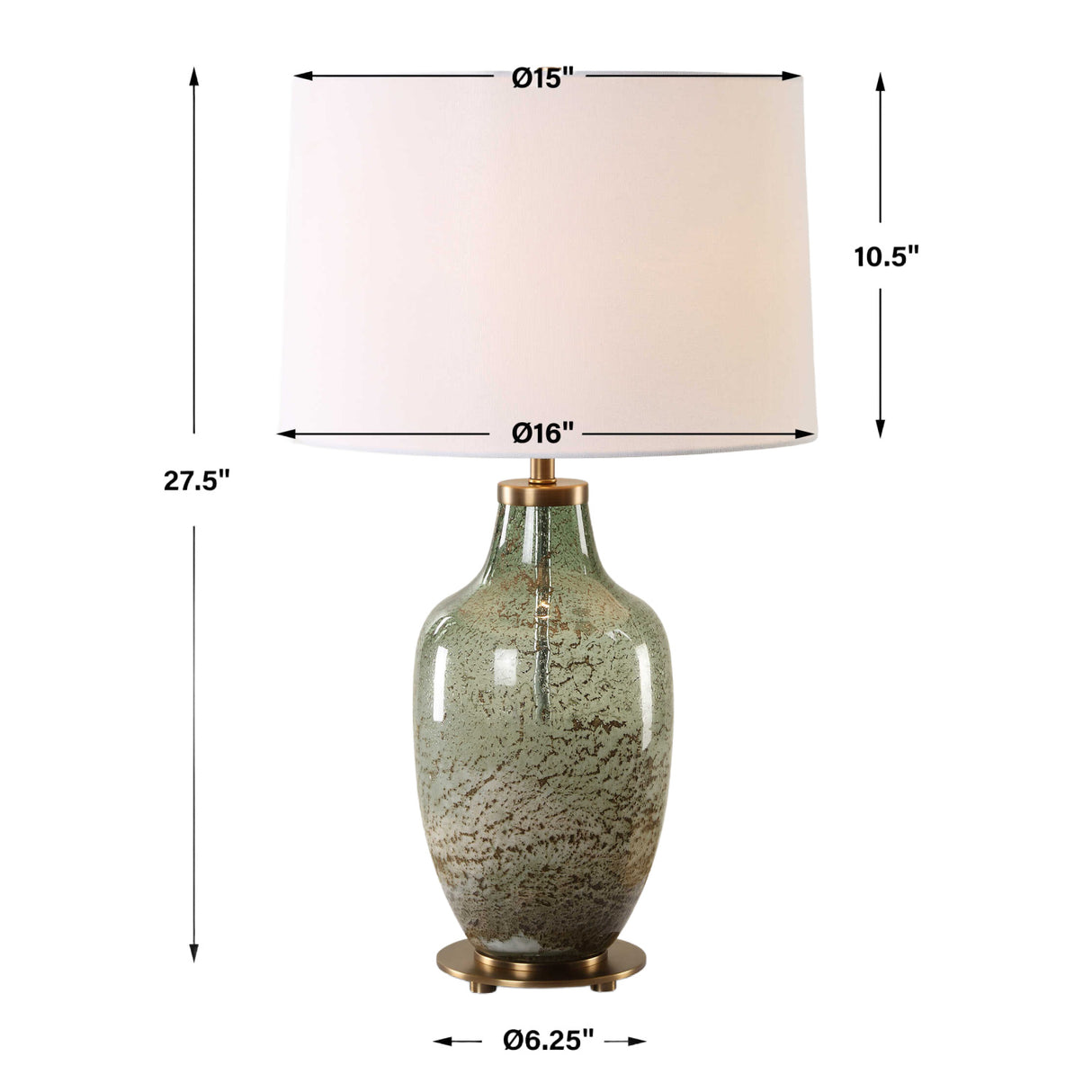   Modern European furniture - Green Translucent Glass Table Lamp - www.oroa.com | Oroa.com