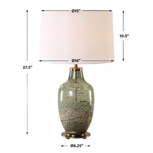   Modern European furniture - Green Translucent Glass Table Lamp - www.oroa.com | Oroa.com