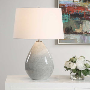   Modern European furniture - Cream Ceramic Teardrop-Shaped Table Lamp - www.oroa.com | Oroa.com