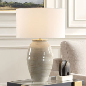   Modern European furniture - Gray Glazed Ceramic Table Lamp - www.oroa.com | Oroa.com