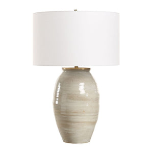   Modern European furniture - Gray Glazed Ceramic Table Lamp - www.oroa.com | Oroa.com