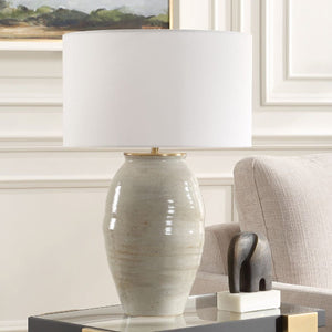   Modern European furniture - Gray Glazed Ceramic Table Lamp - www.oroa.com | Oroa.com