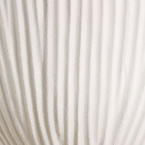  White Ribbed Ceramic Table Lamp | Oroa.com