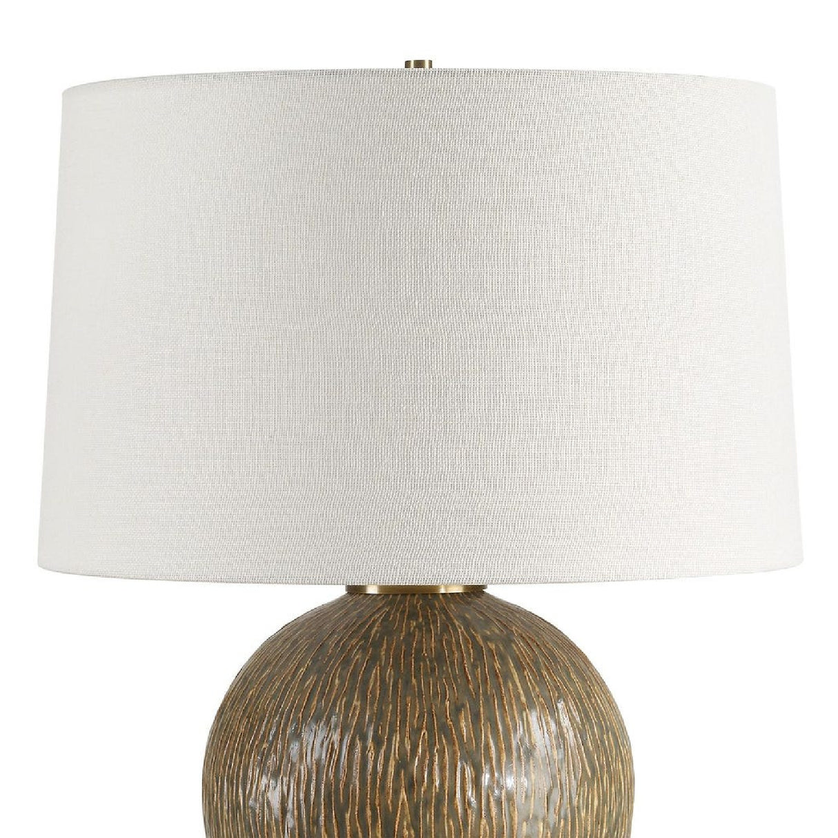  Distressed Brown Ceramic Table Lamp | Oroa.com