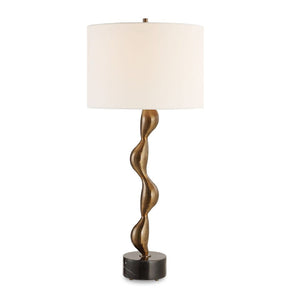   Organic-Curved Bronze Table Lamp | Oroa.com
