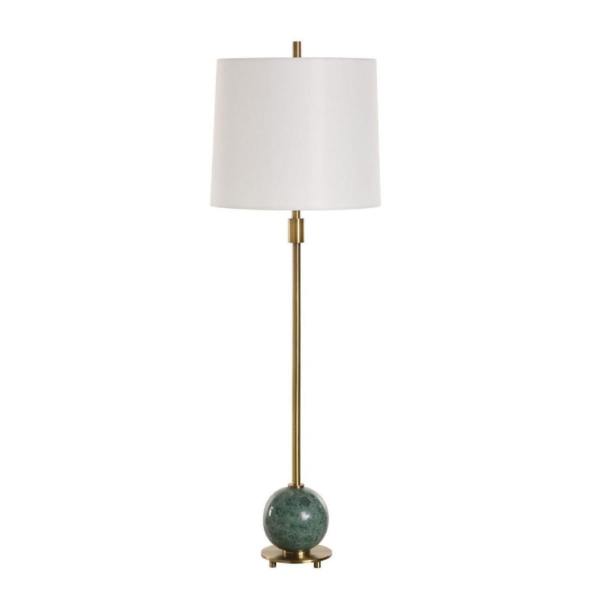   Green Marble Orb Buffet Lamp | Oroa.com
