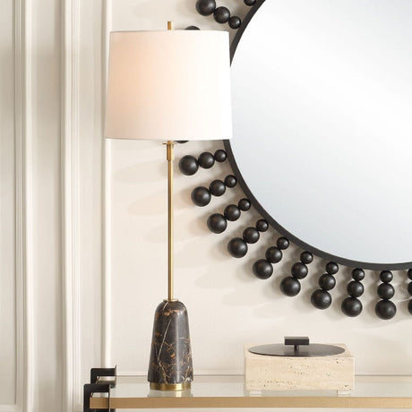   Black Marble Base Buffet Lamp | Oroa.com
