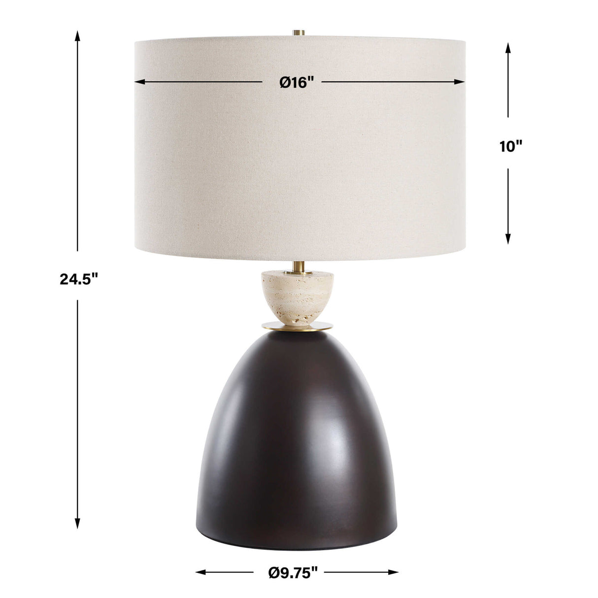   Modern European furniture - Bronze Dome Table Lamp - www.oroa.com | Oroa.com