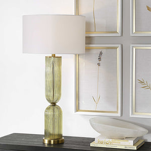   Modern European furniture - Transparent Green Glass Table Lamp - www.oroa.com | Oroa.com