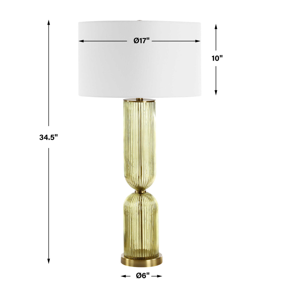   Modern European furniture - Transparent Green Glass Table Lamp - www.oroa.com | Oroa.com