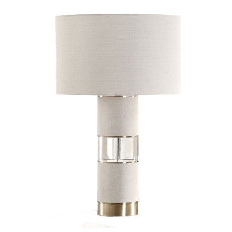   Modern European furniture - Linen & Crystal Table Lamp - www.oroa.com | Oroa.com