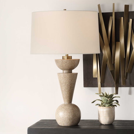   Geometrical Stone Table Lamp | Oroa.com