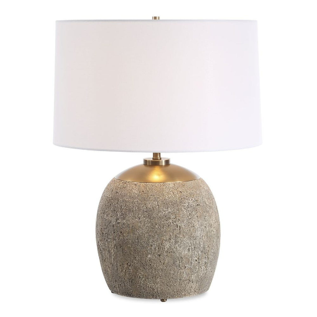   Brown Concrete Table Lamp | Oroa.com