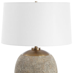   Brown Concrete Table Lamp | Oroa.com