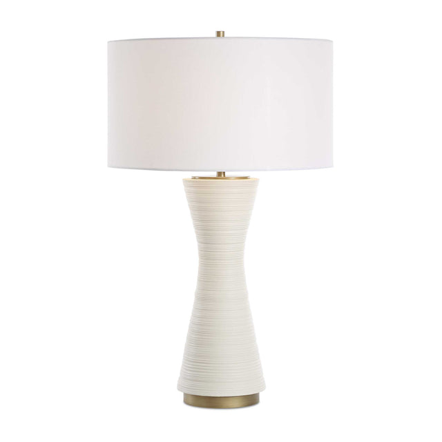 Modern European furniture - White Ceramic Table Lamp - www.oroa.com