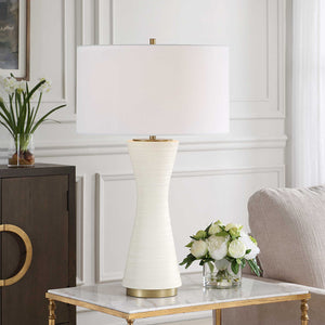   Modern European furniture - White Ceramic Table Lamp - www.oroa.com | Oroa.com