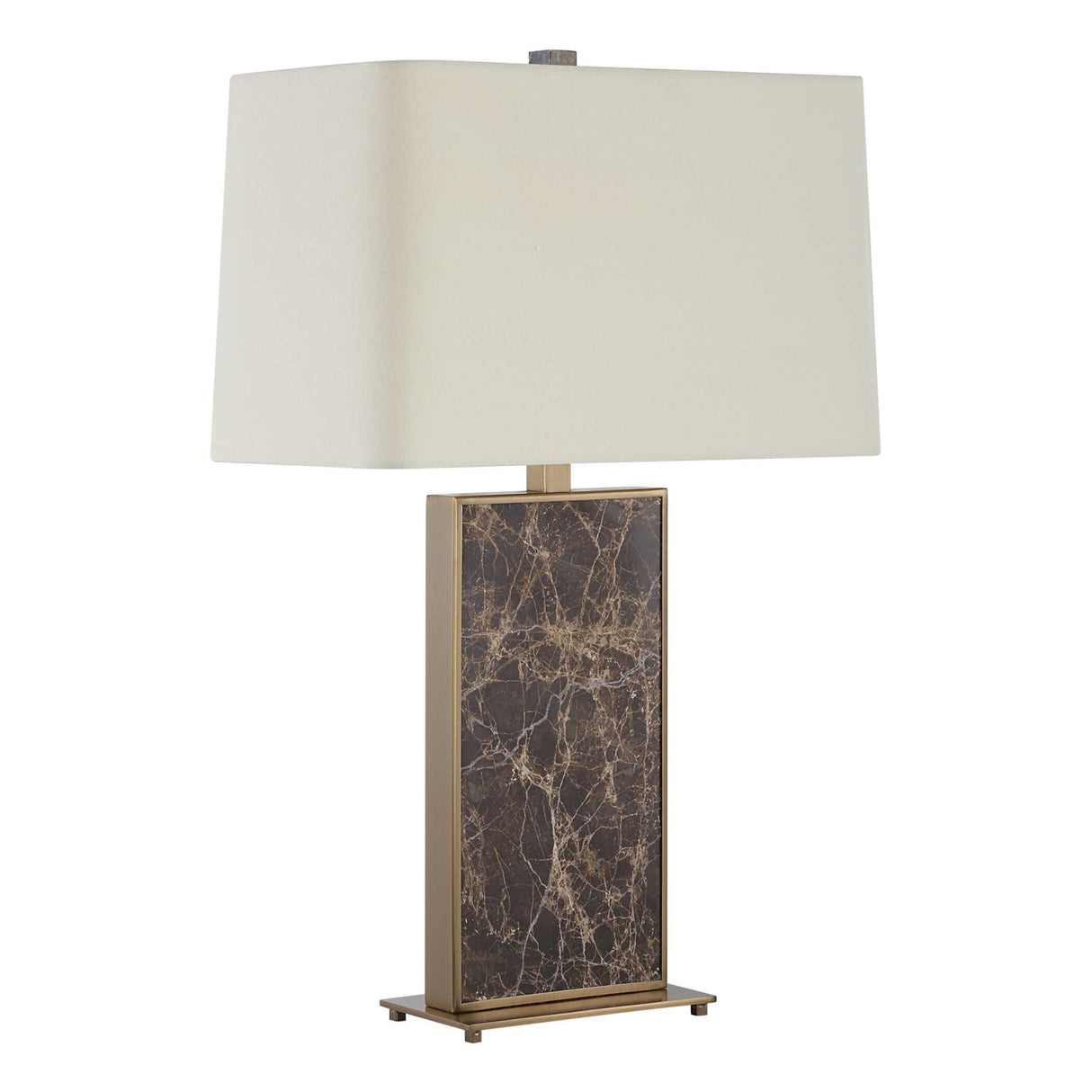   Brown Marble Table Lamp | Oroa.com