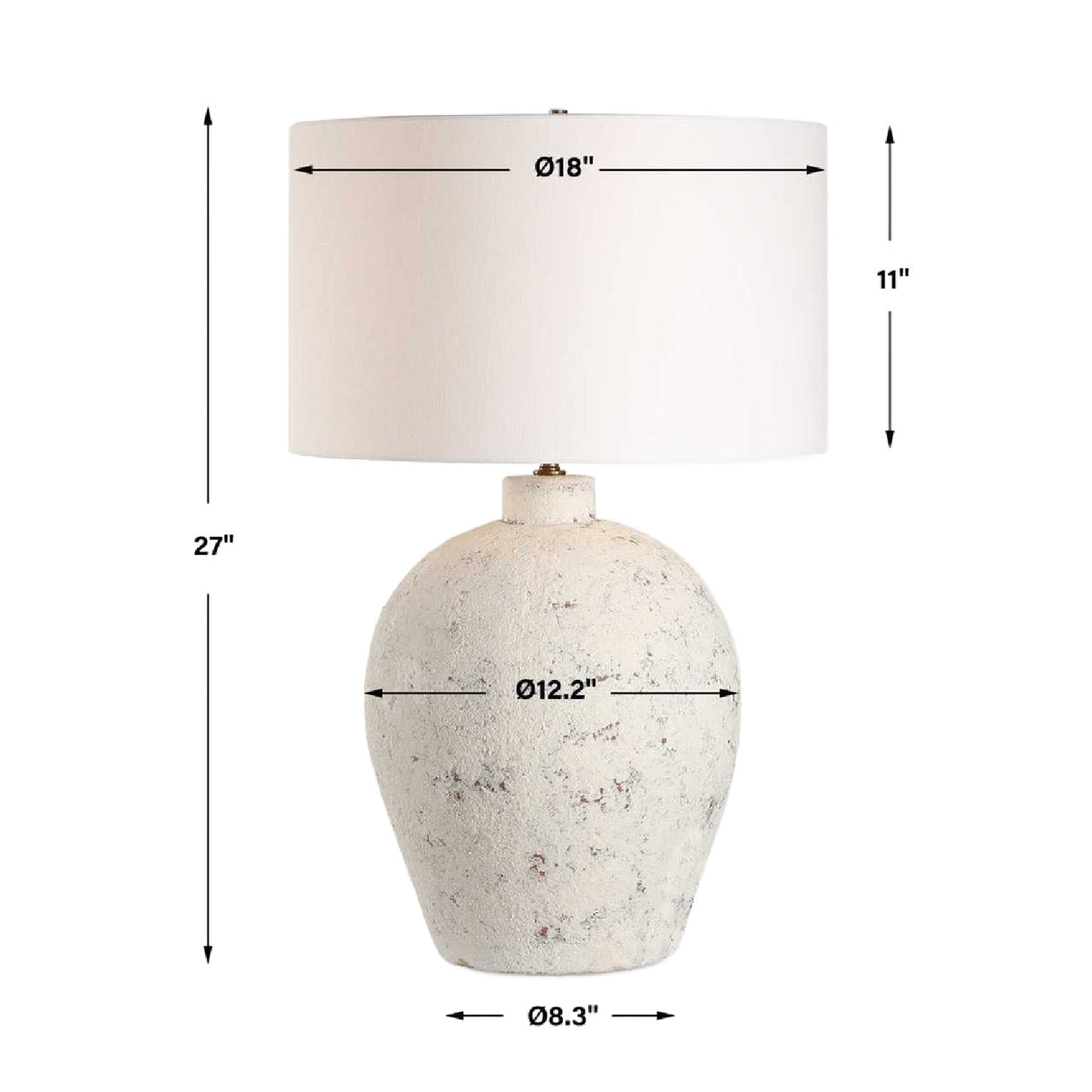   Urn-Shaped Porcelain Table Lamp | Oroa.com