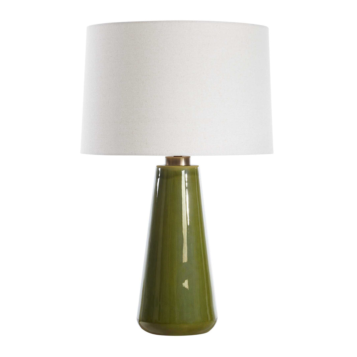   Tapered Green Ceramic Table Lamp | Oroa.com