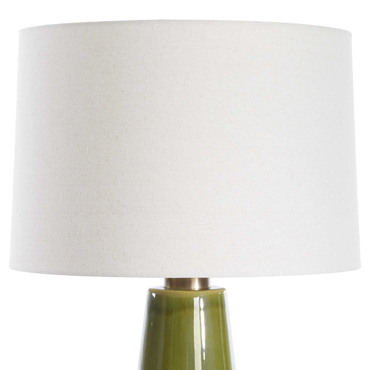   Tapered Green Ceramic Table Lamp | Oroa.com