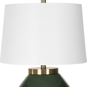   Green Ceramic Contemporary Table Lamp | Oroa.com