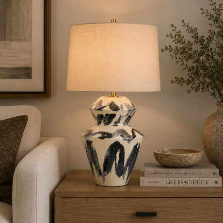   Modern European furniture - Faceted Ceramic Table Lamp - www.oroa.com | Oroa.com