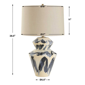   Modern European furniture - Faceted Ceramic Table Lamp - www.oroa.com | Oroa.com