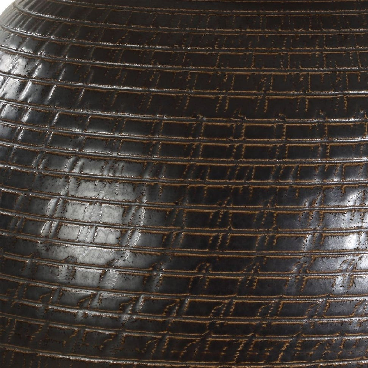   Ribbed Bronze Ceramic Table Lamp | Oroa.com