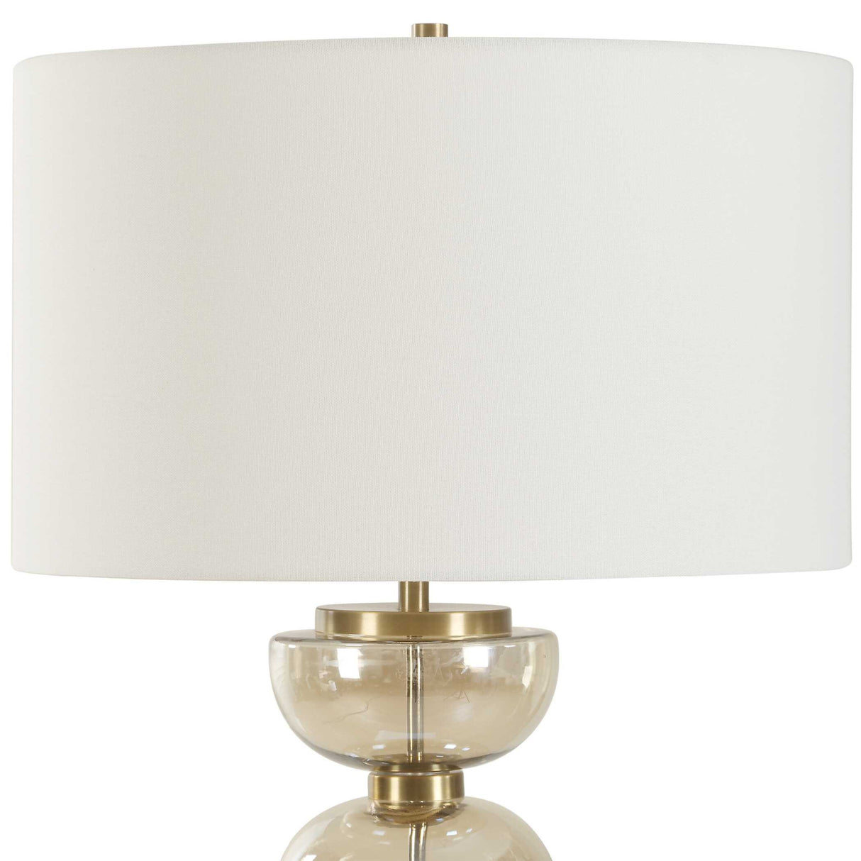   Stacked Amber Glass Table Lamp | Oroa.com