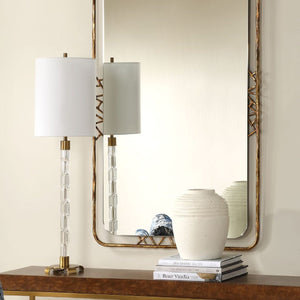   Embossed Crystal Column Buffet Lamp | Oroa.com