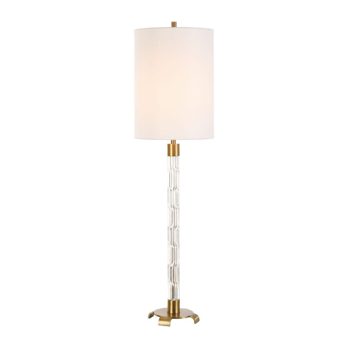   Embossed Crystal Column Buffet Lamp | Oroa.com