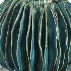   Modern European furniture - Stacked Teal Ceramic Table Lamp - www.oroa.com | Oroa.com