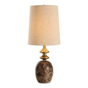   Modern European furniture - Brown Marble Buffet Lamp - www.oroa.com | Oroa.com