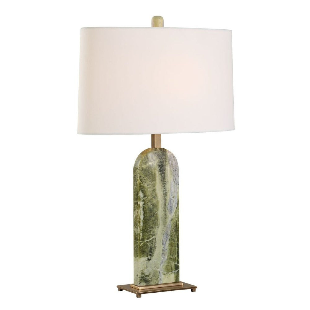   Green Marble Table Lamp | Oroa.com