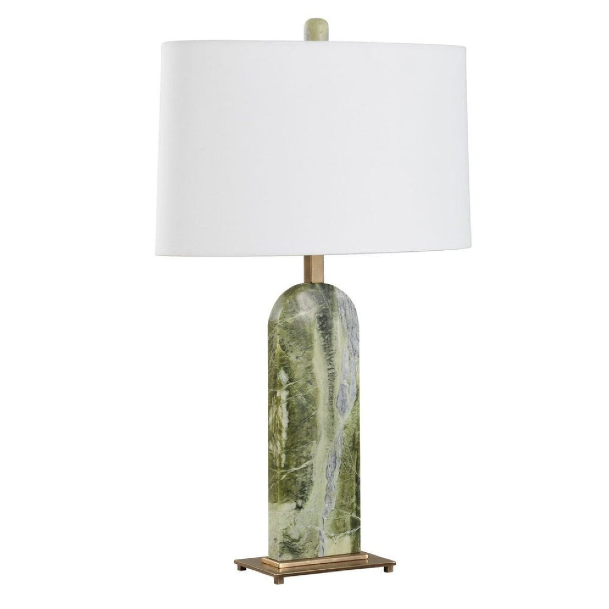   Green Marble Table Lamp | Oroa.com