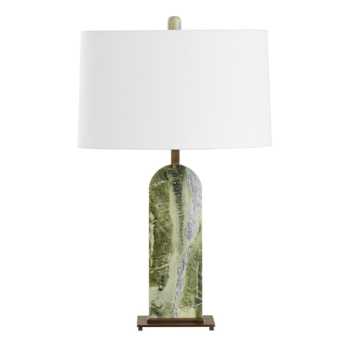   Green Marble Table Lamp | Oroa.com