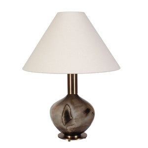   Modern European furniture - Brown Patterned Glass Table Lamp - www.oroa.com | Oroa.com
