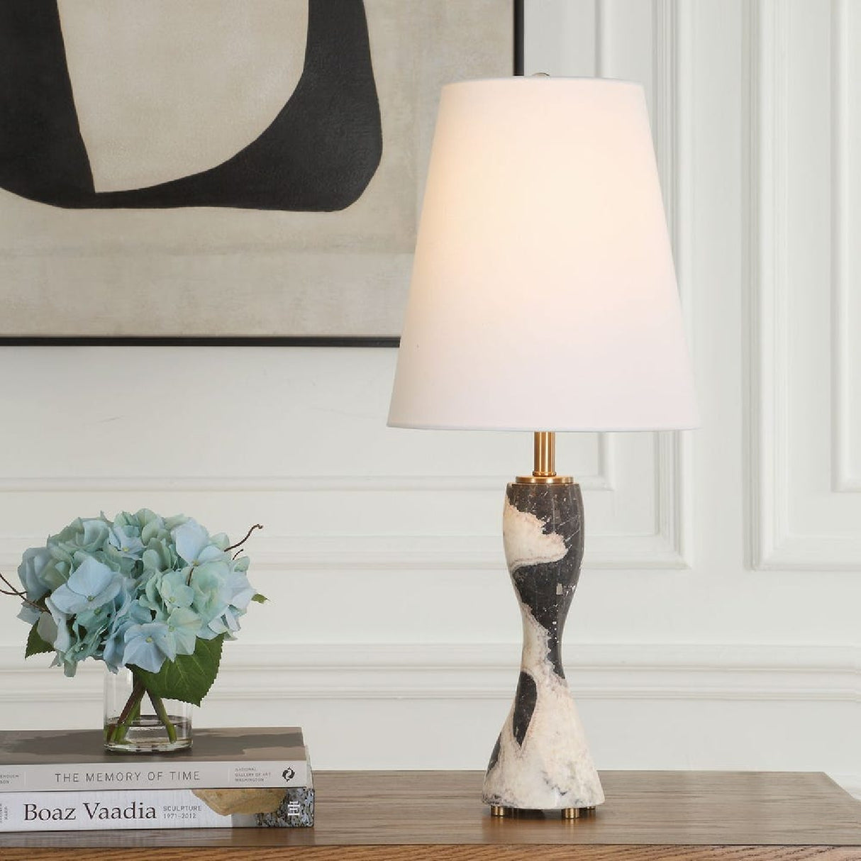   Marble Hourglass Buffet Lamp | Oroa.com