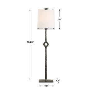   Rustic Bronze Cordless Buffet Lamp | Oroa.com