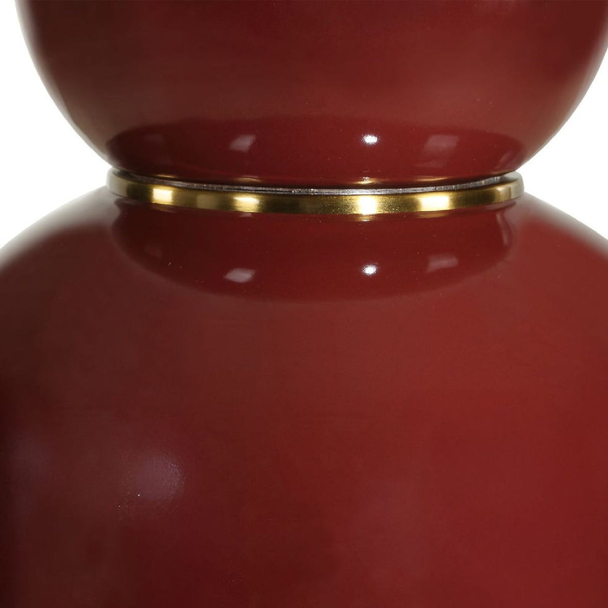  Modern European furniture - Red Glazed Ceramic Table Lamp - www.oroa.com | Oroa.com