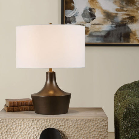   Bronze Curved Table Lamp | Oroa.com