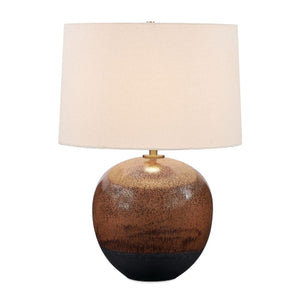   Spherical Brown Table Lamp | Oroa.com
