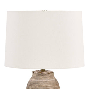   Distressed Gray Ceramic Table Lamp | Oroa.com