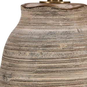   Distressed Gray Ceramic Table Lamp | Oroa.com