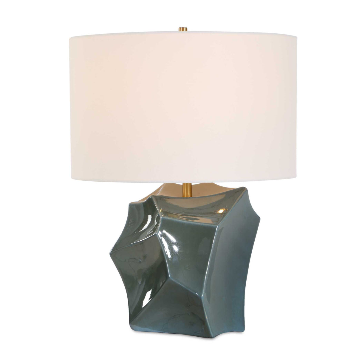   Faceted Bronze Ceramic Table Lamp | Oroa.com