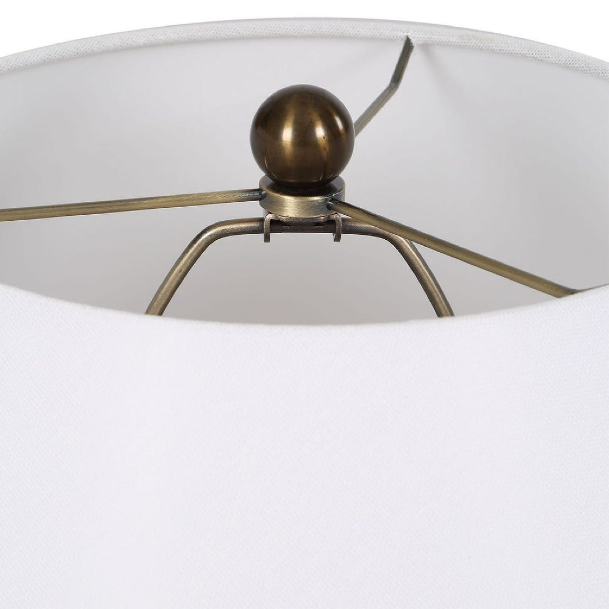   Stacked White Spheres Table Lamp | Oroa.com