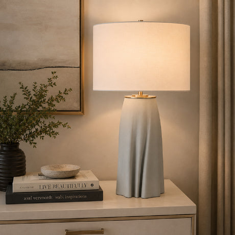   Light Blue Ceramic Table Lamp | Oroa.com