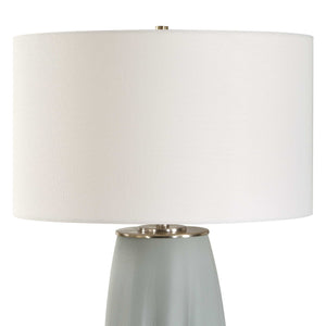   Light Blue Ceramic Table Lamp | Oroa.com