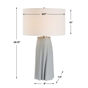   Light Blue Ceramic Table Lamp | Oroa.com